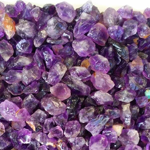 Natural Amethyst Raw Stone Gravel Uruguay Deep Purple Crystal Raw Stone Beads Mineral Raw Materials 4