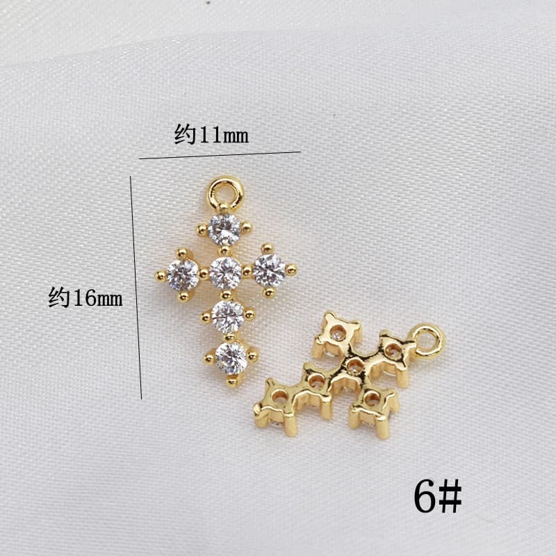 Round Diamond (zircon cross) 2