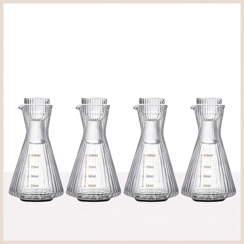 [transparent model] 4 pots + 4 cups
