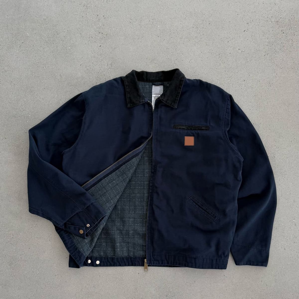 Washed blue