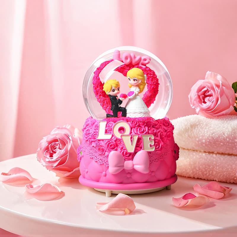 Proposal couple pink model