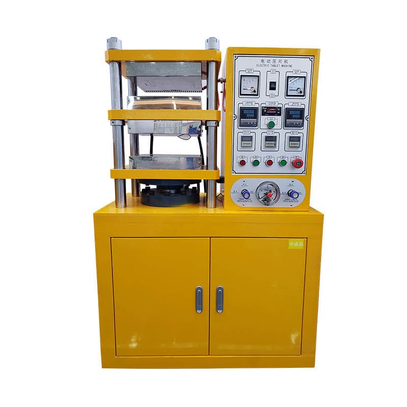 Small Laboratory Flat-Panel Vulcanizer Rubber Plastic Silicone Forming Fully Automatic Electric Tablet Machine Vulcanizer 5