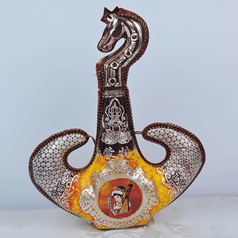 Daxili Monqolustanın Xüsusi Dəri Qabda Distillə Edilmiş Süd Şərabı, 38 Dərəcə, 500 ml, Əl İşi, Hədiyyə Qutusu 4
