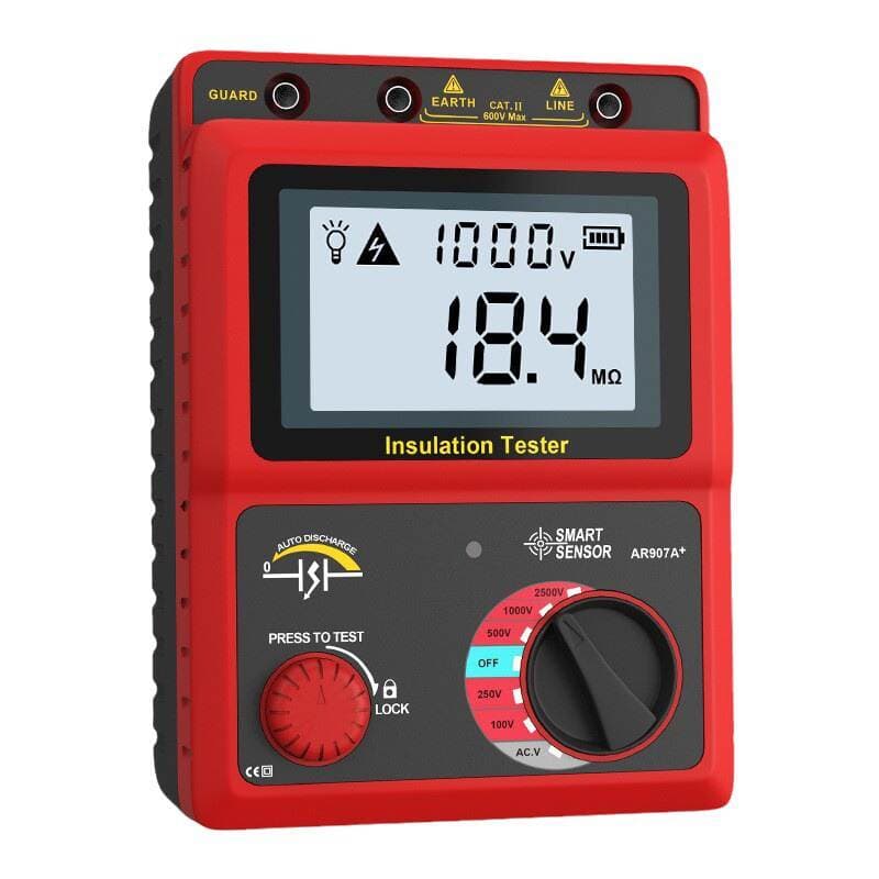 Xima Ar907+ Rəqəmsal Meqoohmmetr (500V, 1000V, 2500V) 2