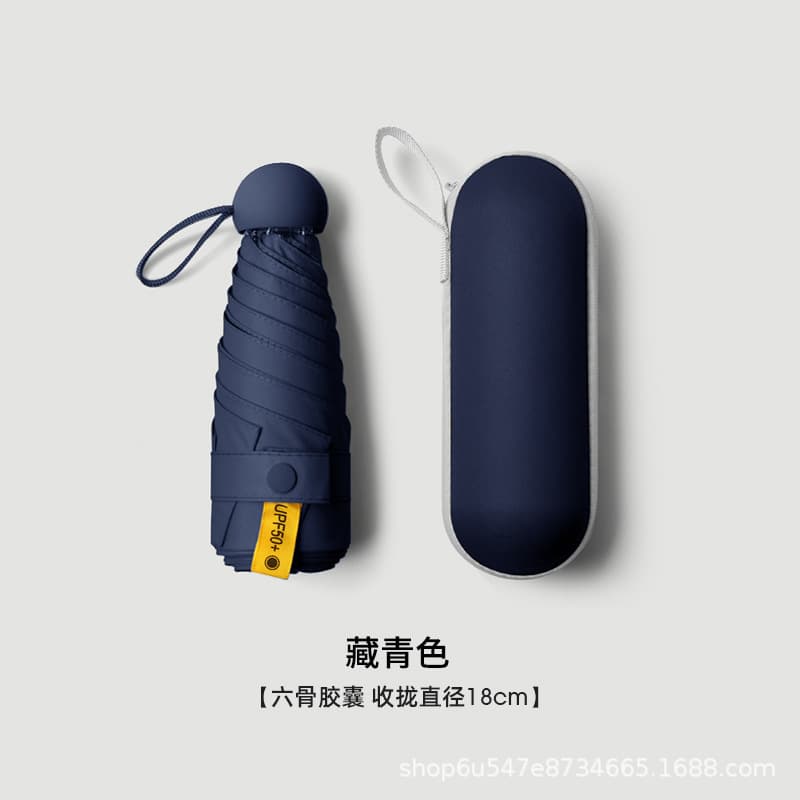 Navy Blue -6 Bone Full Shading-with Capsule Shell