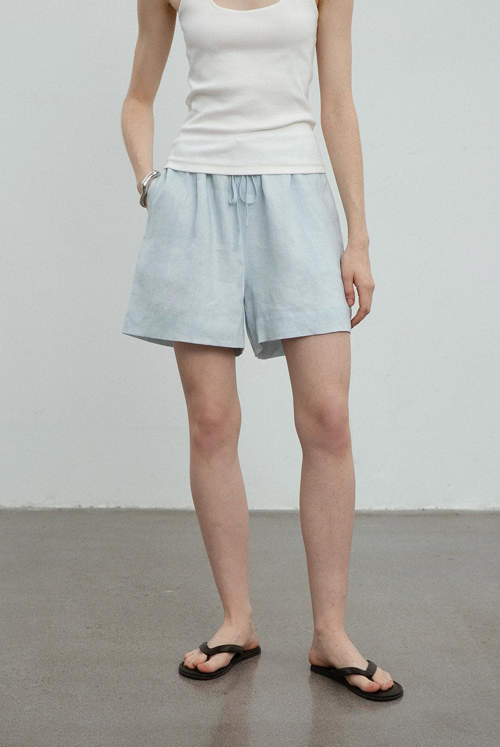 Light blue shorts