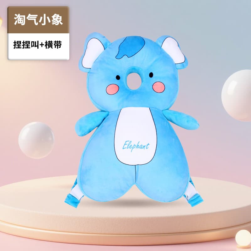 Naughty little elephant (3d velvet large size) + pinch and scream + horizontal belt