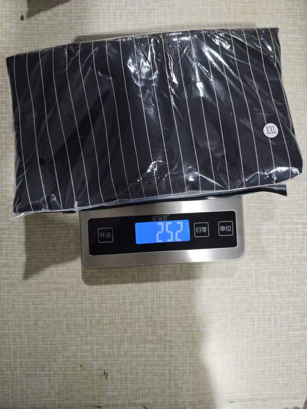 Xxl size 252 grams