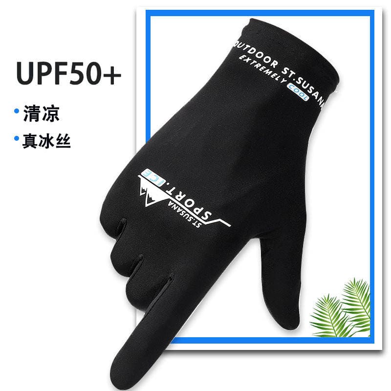 Men's thin spring and summer non-slip hand guard outdoor riding sports mountaineering sun protection quick-drying gloves for women 1