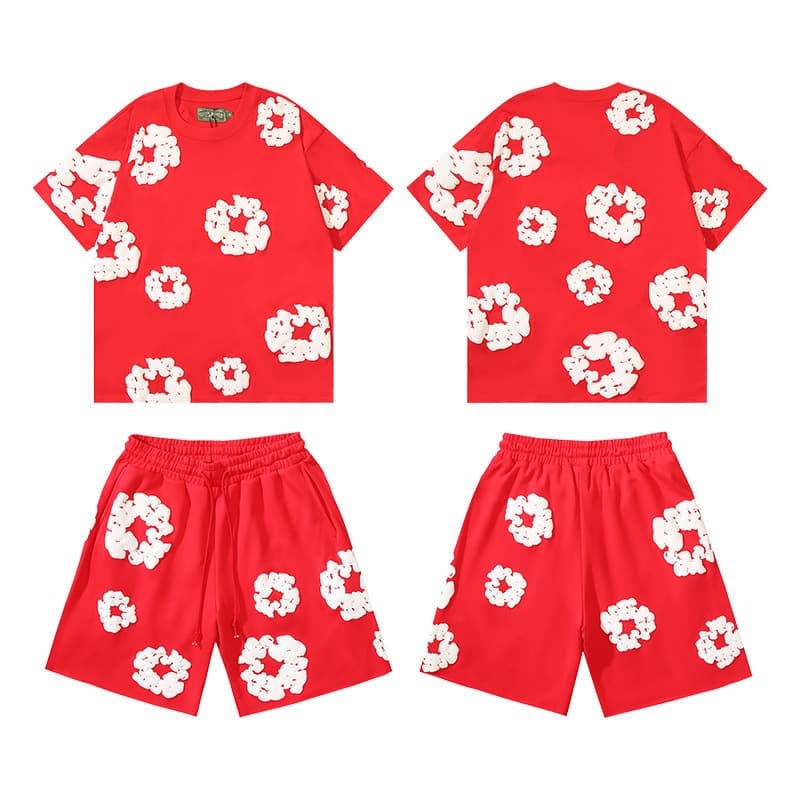 Short-sleeved suit [red]