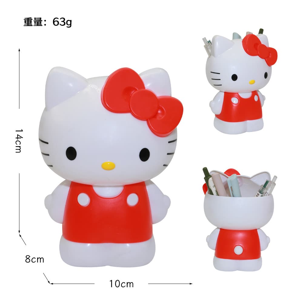 Plastic red kt pen holder