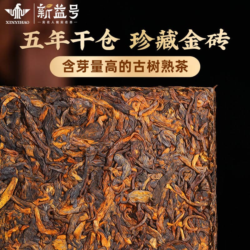 Yunnan Pu'er "Xinyi" (bişmiş, 5 illik, qızıl kərpic, 1000g) 2