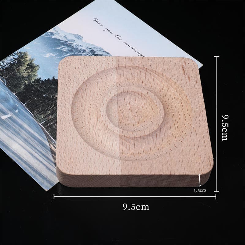 [Beech square] display plate