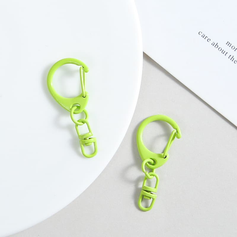 [light green] d-shaped buckle + 8-shaped buckle