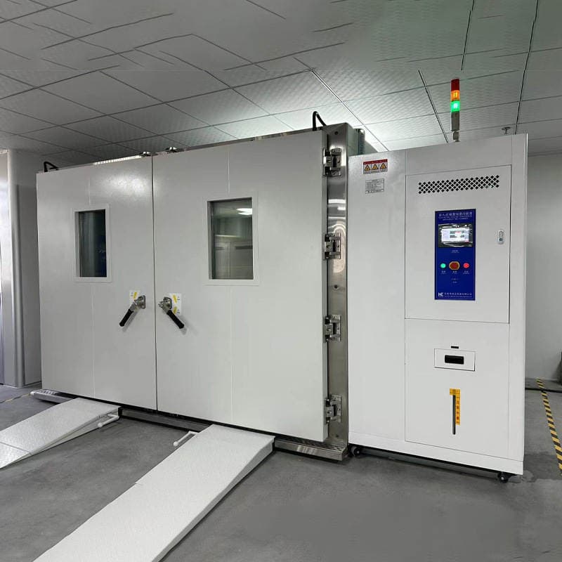 Laboratoriya və sınaq üçün böyük ölçülü sabit temperatur və rütubət kamerası. 2