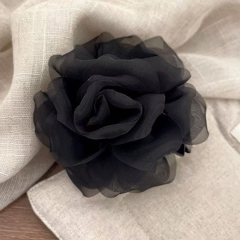 5809 cloudy rose clip-black