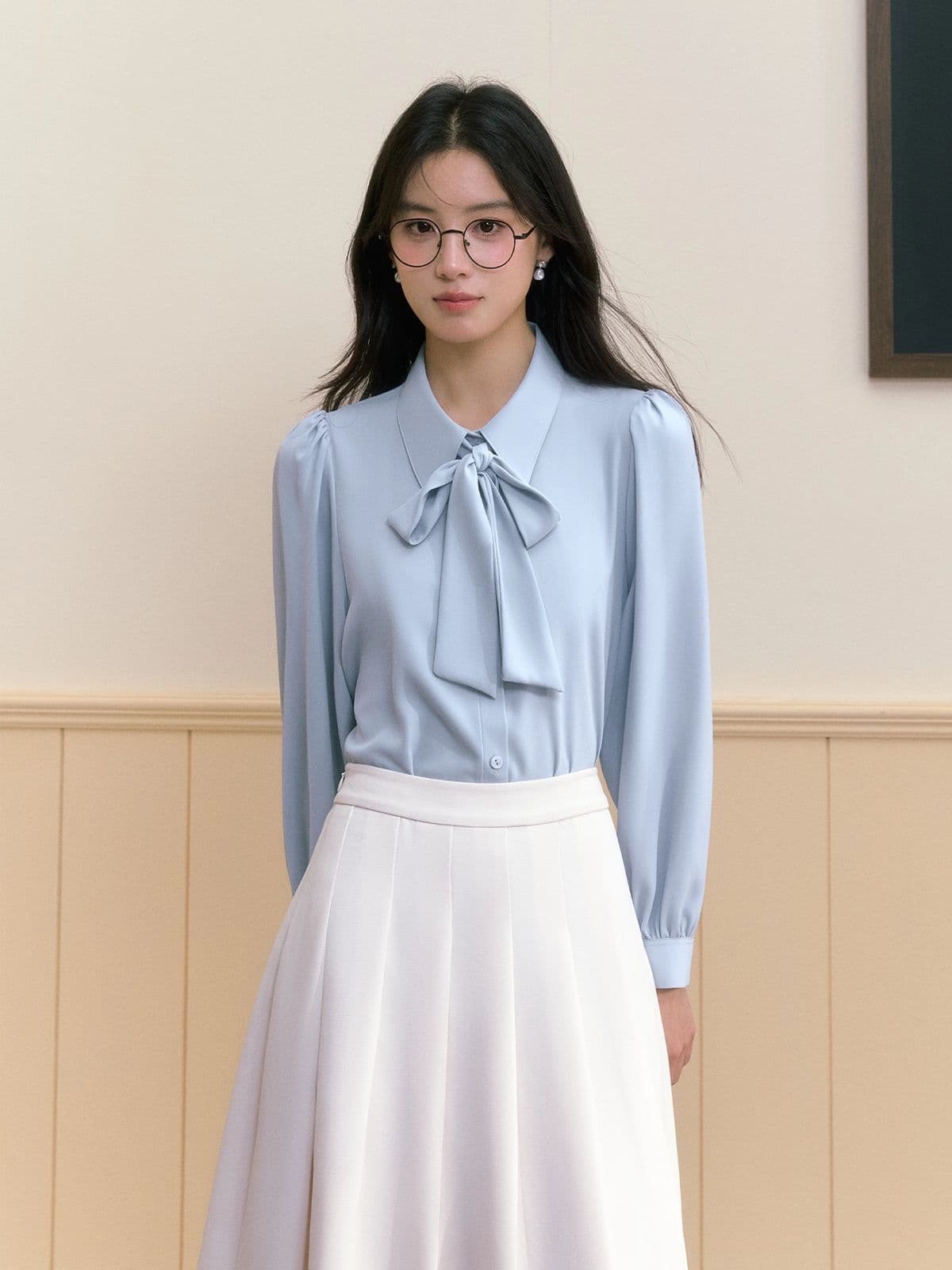 Blue long sleeves