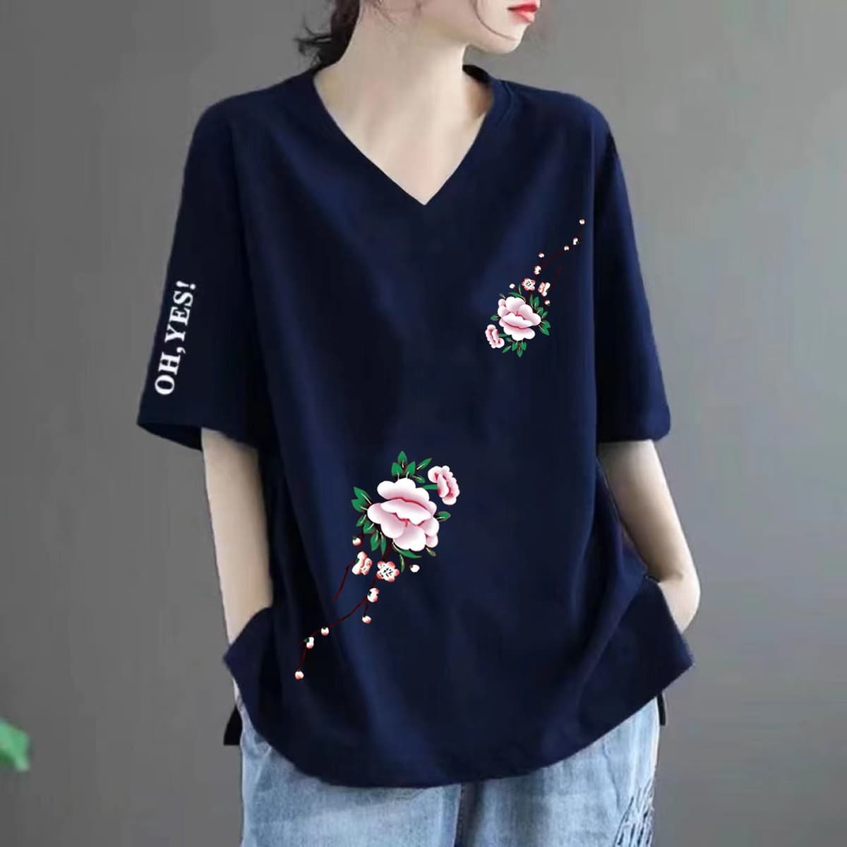 49 navy blue [upper and lower lotus]