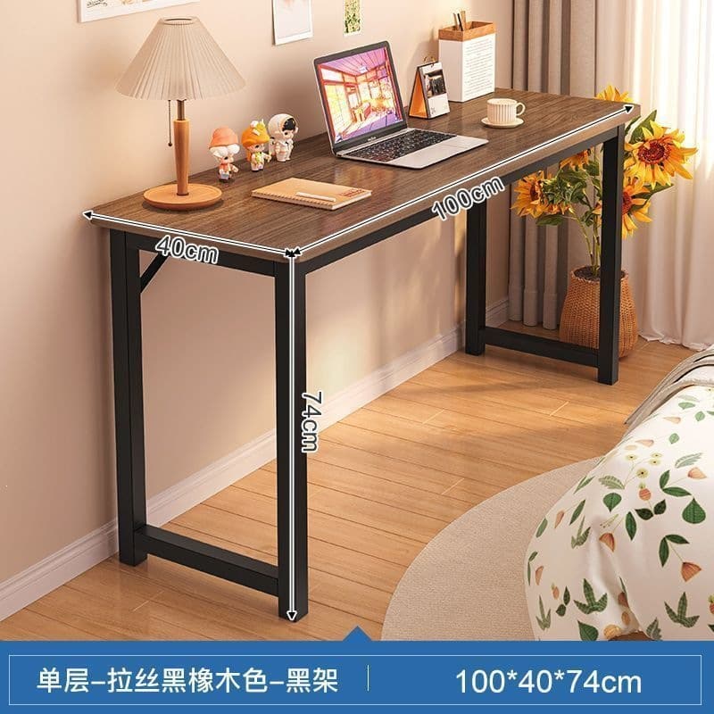 100cm single layer brushed black oak color