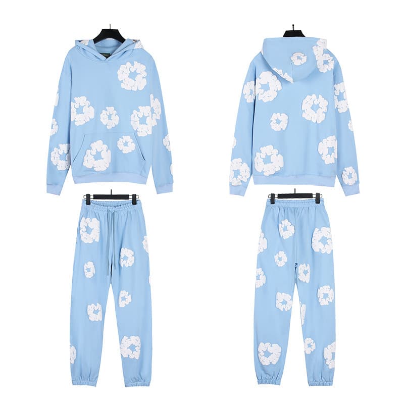 Sweatshirt suit [light blue]