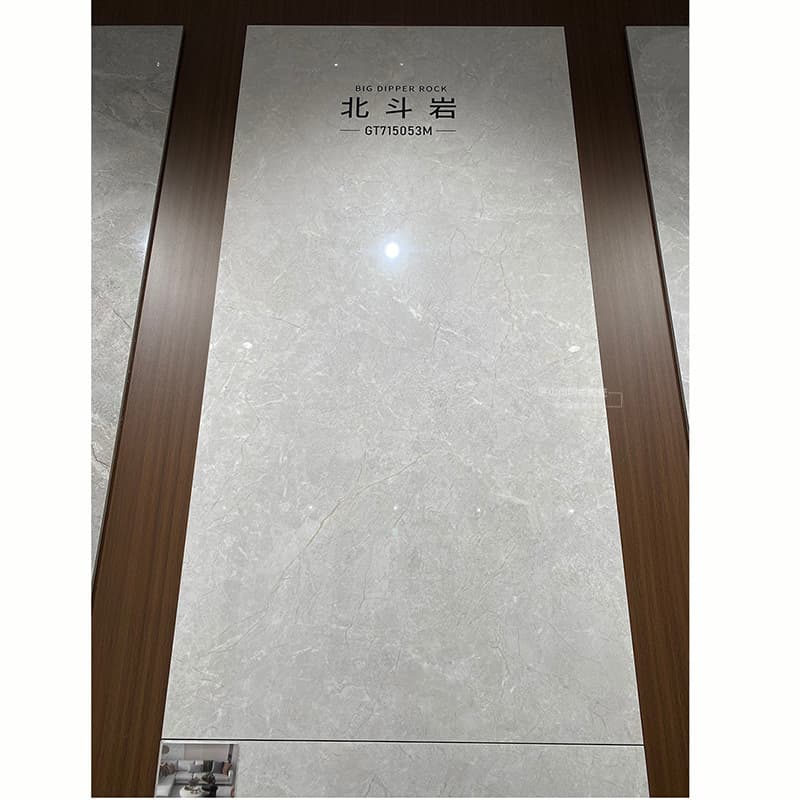 {in stock, made in foshan, guangdong} high-gloss porcelain tile 3c with g-beidou rock texture