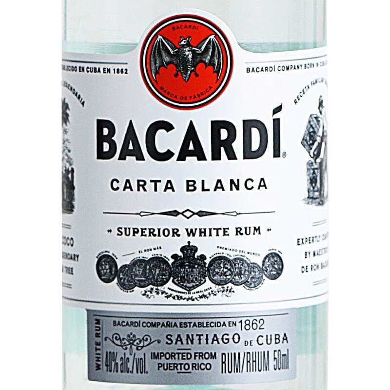 Bacardi Ağ Rom 50ml Mini Şüşə (Kokteyl və Bişirmə üçün) 3