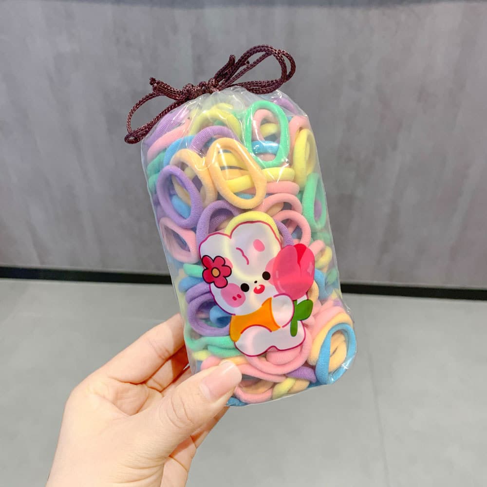Spring color 200 pieces [cartoon drawstring bag]