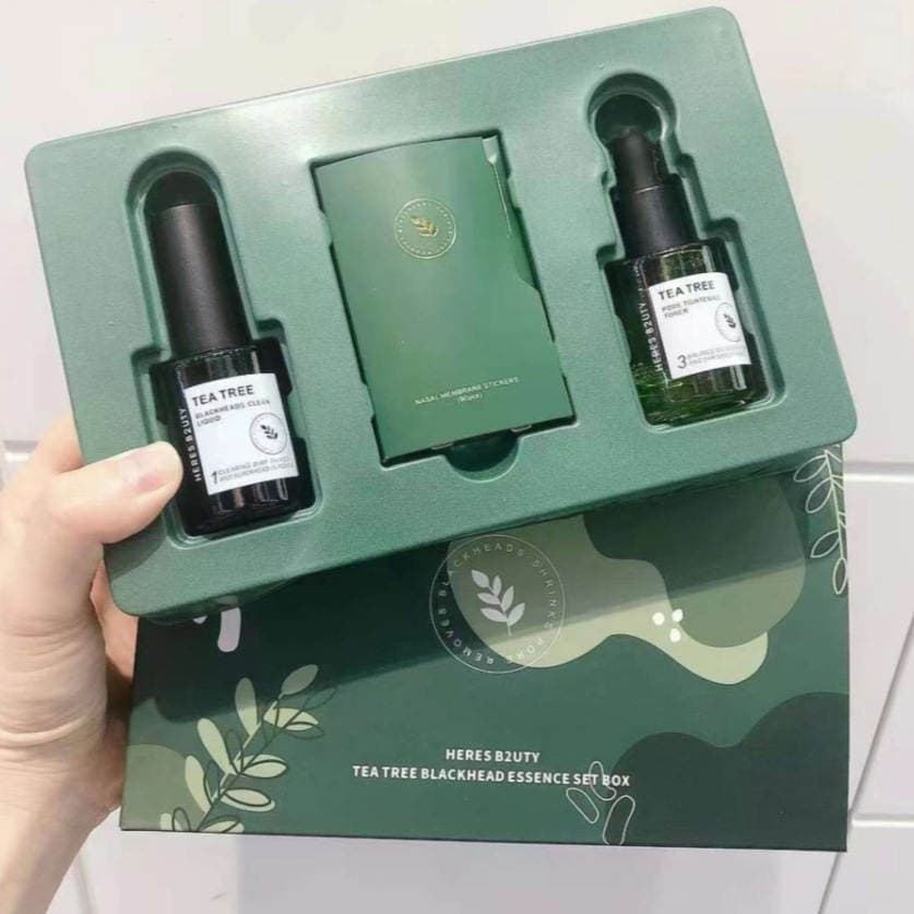 Herace Tea Tree Blackhead Removal Essence Trilogy Set Box 1