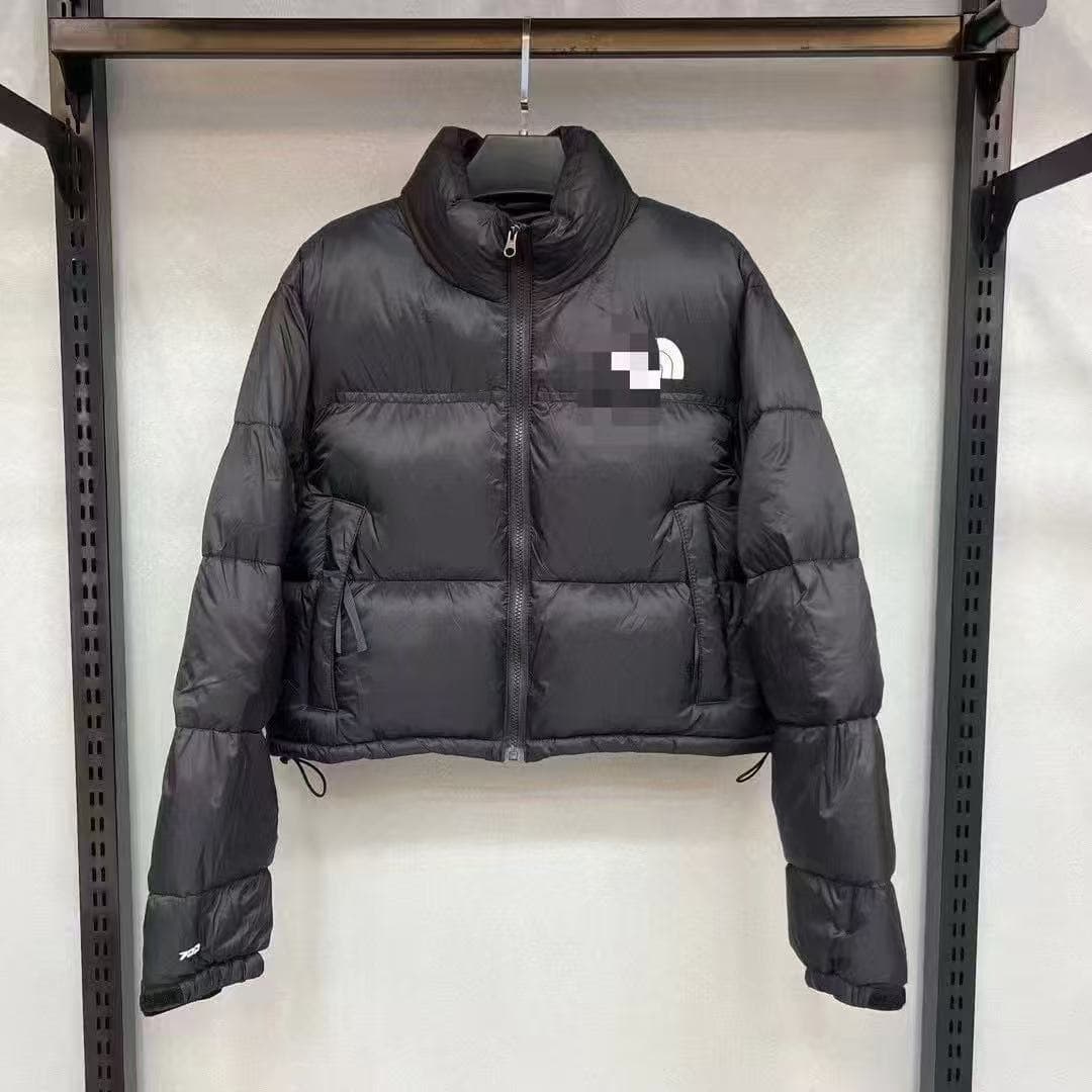 Black ken dou cotton-padded jacket