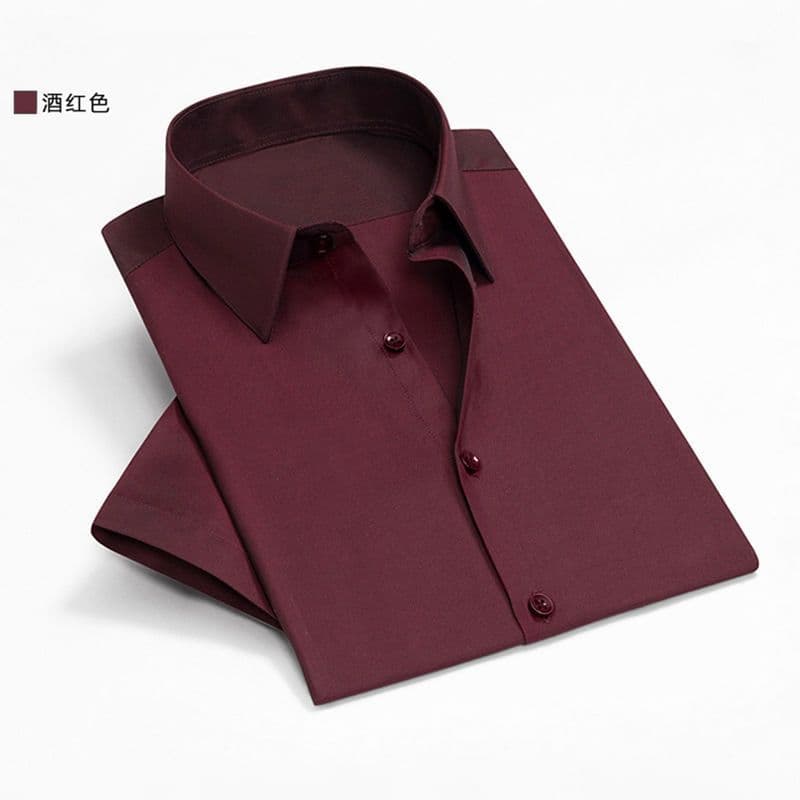 Burgundy Short Shirt