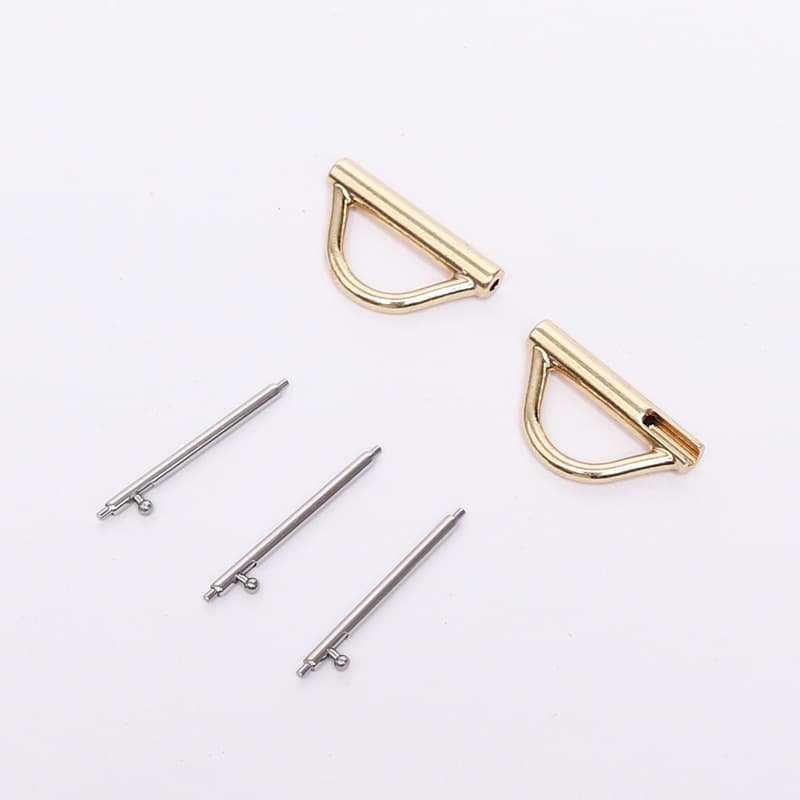 [simple style with d-buckle braided rope] gold