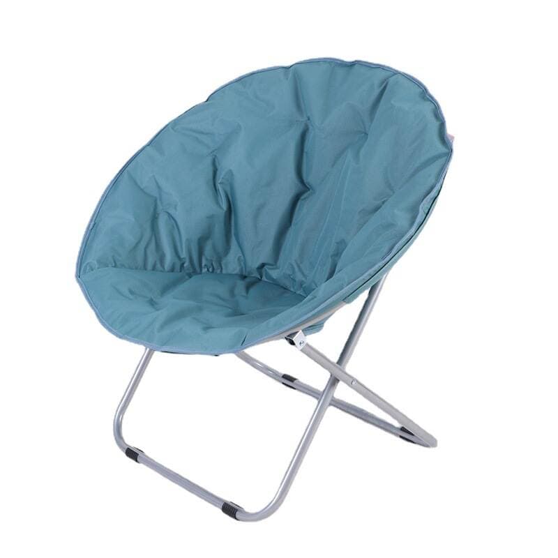 New Folding Moon Chair Outdoor Leisure Indoor Chair Lunch Break Office Chair Folding Backrest Chair Folding Chair 5