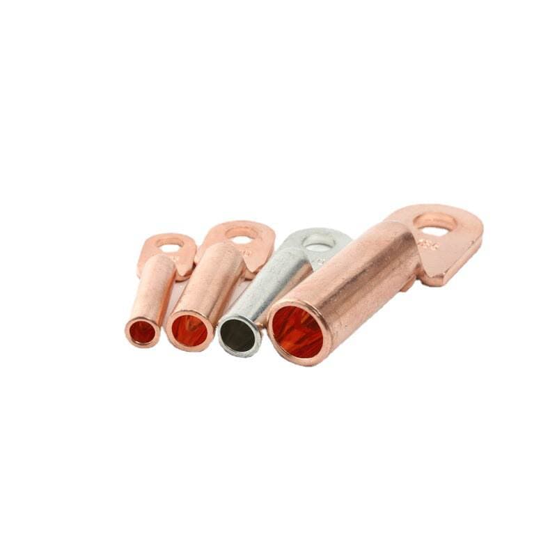 Manufacturer Specializes in Galvanized Copper Nose Dt-16 Copper Nose Electrician Wiring Nose Cable Terminal Copper Terminal Block 5