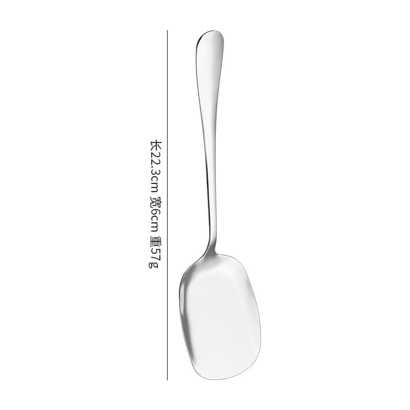 Large square spatula for serving dishes