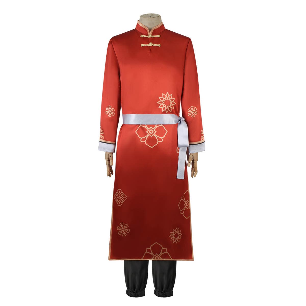 Blue Prison Cos Suit Chinese Kung Fu 2 Chinese Style Two Sons and One Swing Red Kung Fu Suit Cosplay Suit 5