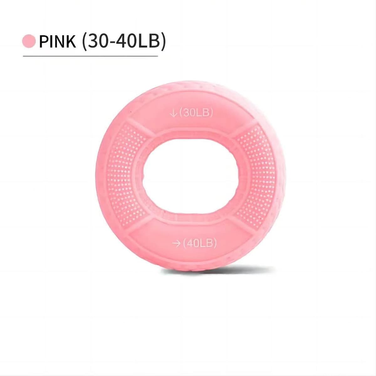 Pink [30-40 lbs] eco-friendly silicone - dual resistance