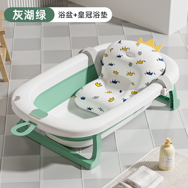 Tc regular model-dark green + crown bath mat