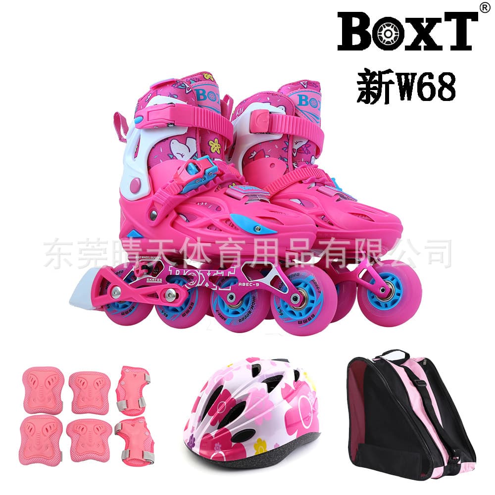 Pink W6 + scorpion protective gear + helmet + Backpack