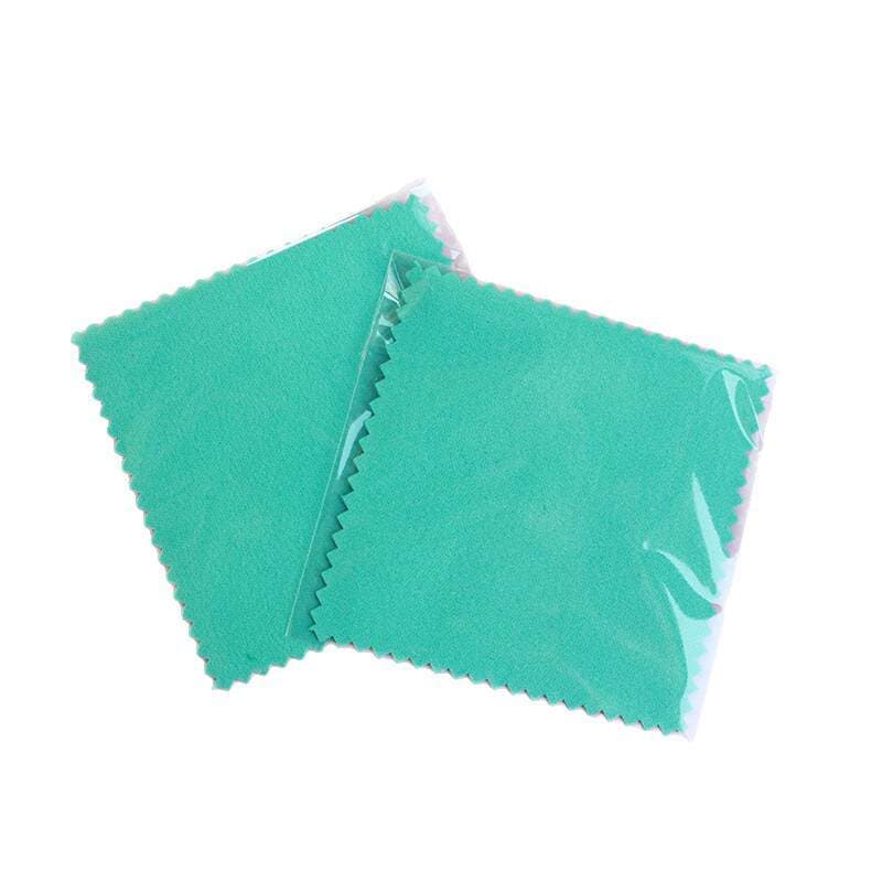 Qızıl və gümüş zərgərlik üçün süet parça, 8x8 sm, oksidləşməni təmizləyən 5