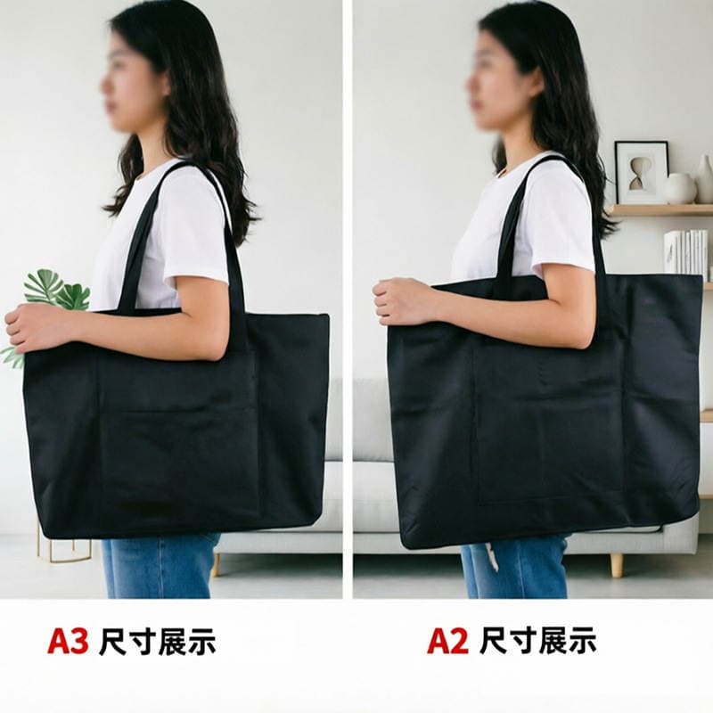 Taqi Art Specialized Drawing Bag A3/A2 Drawing Board Bag Drawing Tool Bag Elementary School Art Waterproof Drawing Bag 4K/8K 4