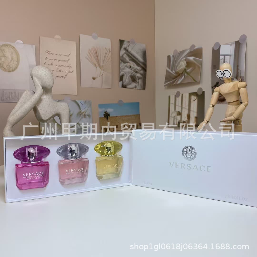 Crystal diamond three-piece set