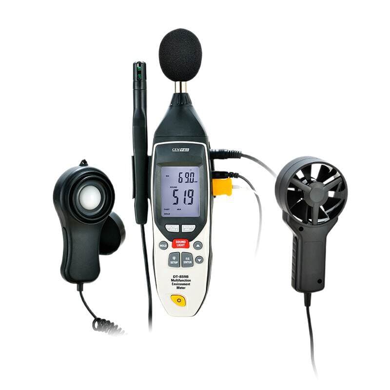 CEM luichang DT-8820/DT-859B multifunctional environment detector noise volume illumination temperature and humidity 5