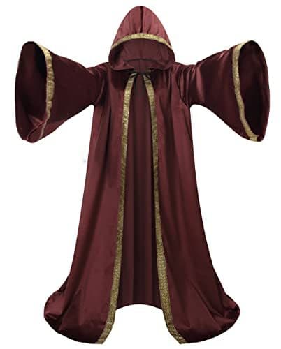 Velvet lace cape-burgundy