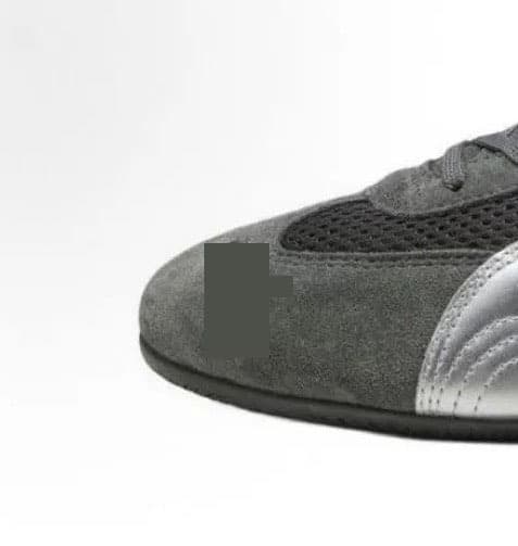 Pm gray silver/lychee leather