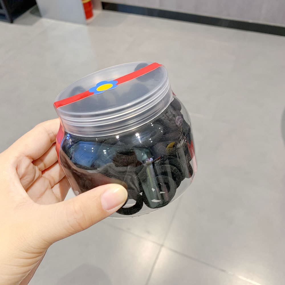 Black 100 pieces [plastic can]