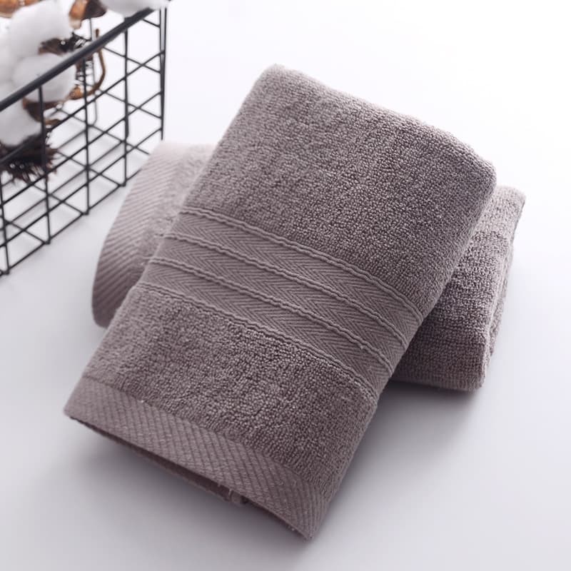 New fishbone towel dark gray
