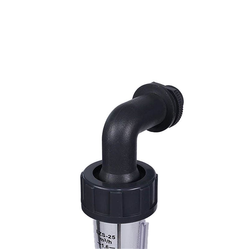 Plastic Pipe Flow Meter with Live Water Return, Union Type, Socket Type, Threaded Interface, Rotor Float Meter for Large Flow 4