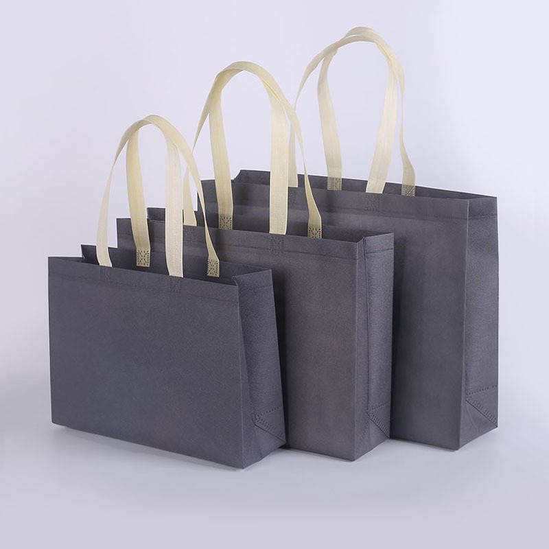 Trendy Hidden Buckle Clothing Non-Woven Tote Bag Eco-Friendly Bag Wholesale in Stock Logo Shopping Handbag Children's Clothing 4