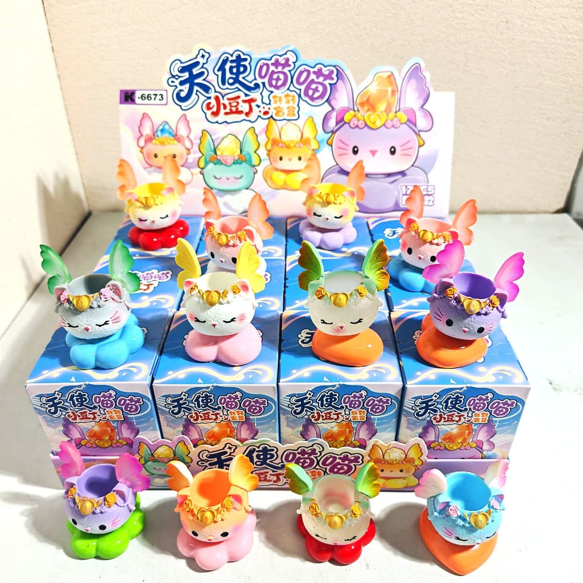 Angel meow meow blind box (no crystal) [12/box]