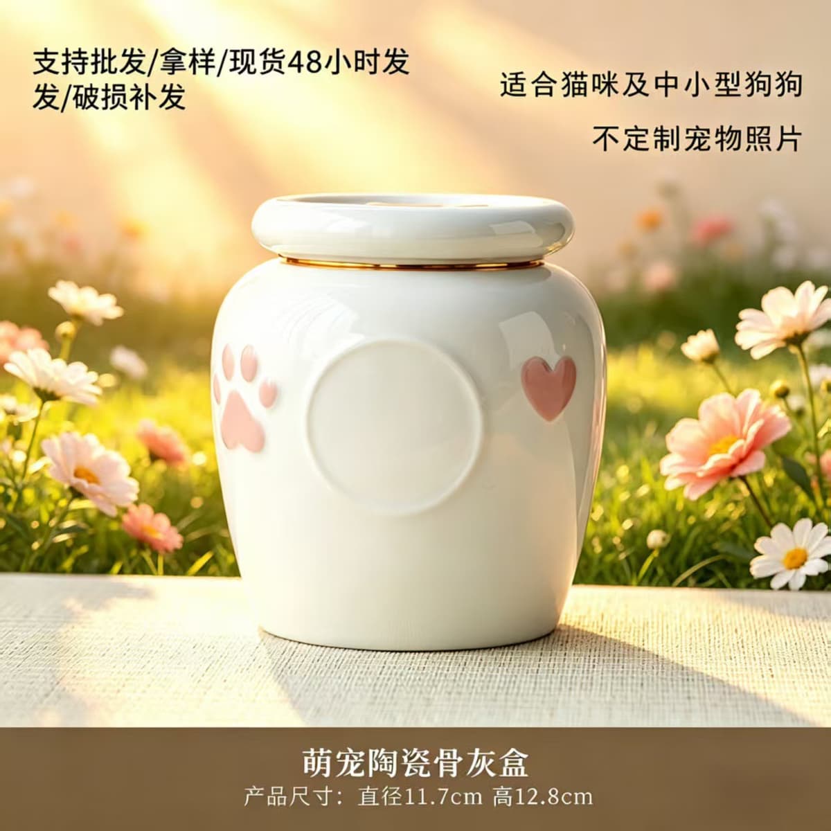 Pet cremation urn-medium size
